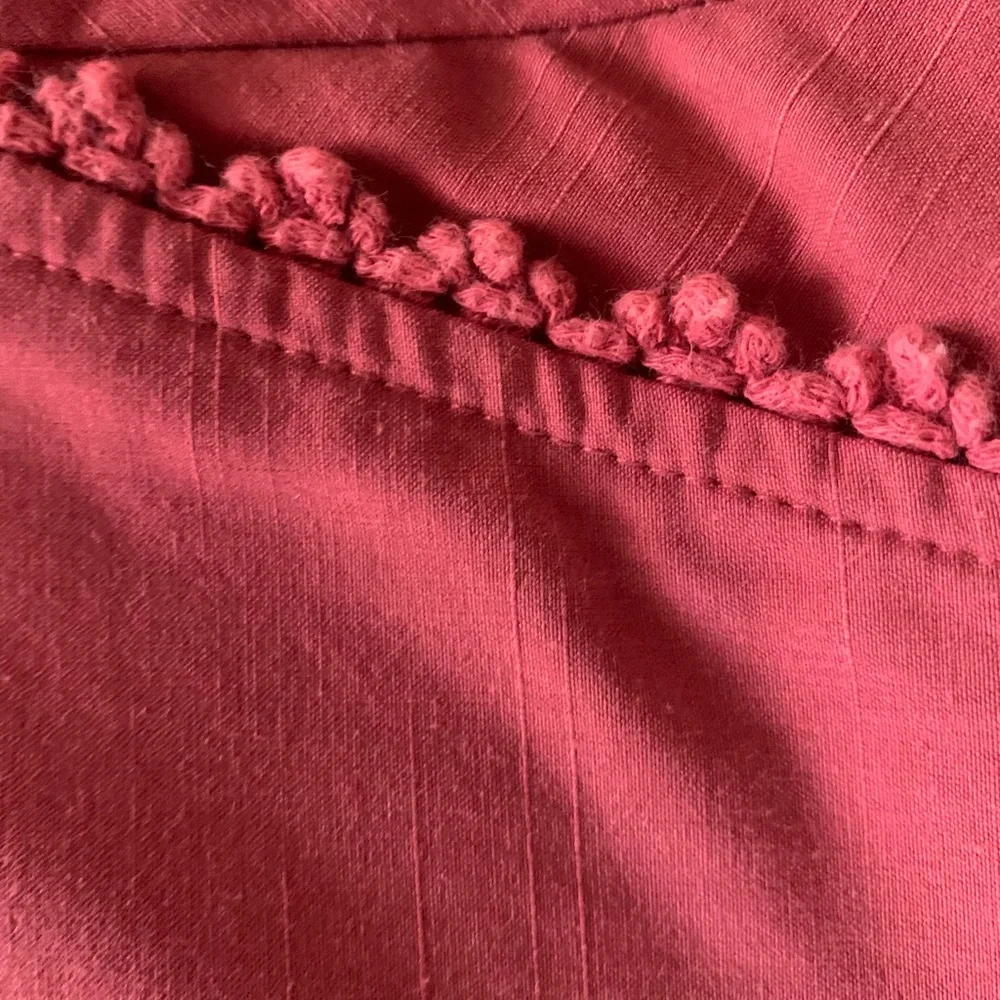 Vintage Capri Pants Juniors  Light Coral